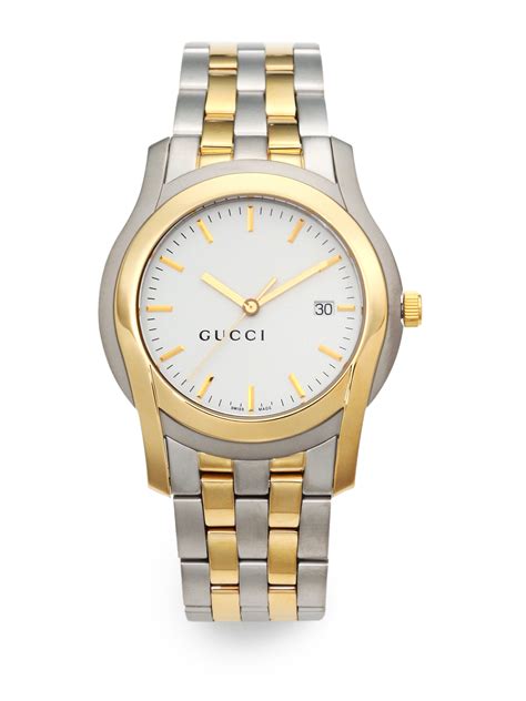 mens gucci 4600m gold stainless steel watch|Men's Gucci Watches .